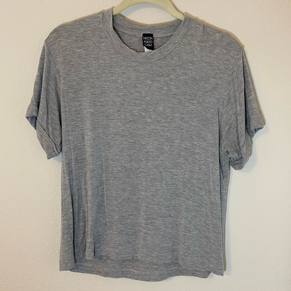 NIXON ASKED CASH Grey Shirt